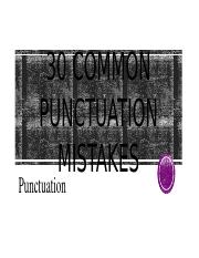 30 Common Punctuation Mistakes.pptx