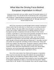 dbq essay imperialism
