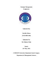 Strategic management Assignment Fa18-bba-006.docx