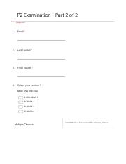 ACC 143 - P2 Exam (Part 2) - Google Forms.pdf