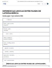 Fiszki_ DIFERENCIAS LEXICAS ENTRE PAISES DE LATINOAMERICA _ Quizlet.pdf