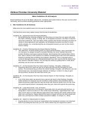 BMFT 601 Meier Guidelines 23 thorugh 42 Analysis Worksheet.Webb.docx
