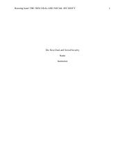 APA The New Deal and Social Security.docx