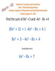 Adding and Subtracting Polynomials 8_15_23-1.pptx