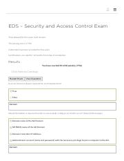 EDS – Security and Access Control Exam – Dojo.pdf