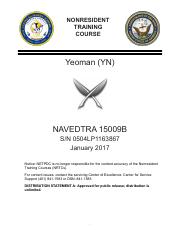 NAVEDTRA - 15009B Yeoman (YN).pdf
