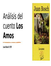 Análisis del cuento Los Amos.pptx
