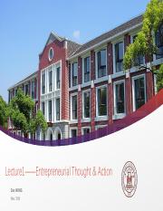 Innovation&Entrepreneur-Lecture1-Entrepreneurial Thoughts & Actions.pdf