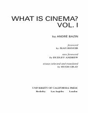 Bazin, Andre - The Evolution of the Language of Cinema - Pgs. 23-40, 174.pdf