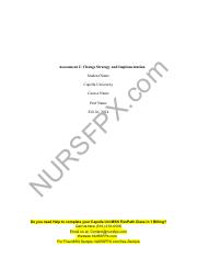 NURS FPX 6021 Assessment 2 Change Strategy and Implementation.pdf
