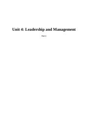 Unit 4 leadership and management part 2.docx