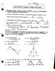 Congruent Triangles review