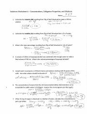 Solutions Worksheet A - KEY - Concentrations Dilutions Colligative.pdf