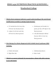 RNSG 1430 NUTRITION PRACTICE QUESTIONS – Weatherford College.pdf
