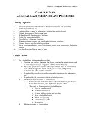 objectives of criminal law