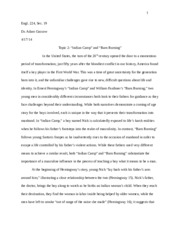 Essay 2 (Hemingway & Faulkner)