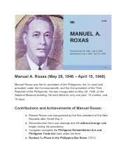 Manuel A. Roxas (May 28, 1946 – April 15, 1948).pdf