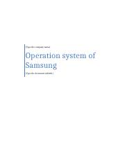Operations Management Samsung.docx