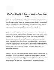Lactose - Essay .pdf