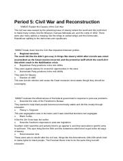 History study guide .docx