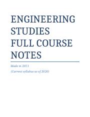 !Engineering Studies Full Course Notes.docx