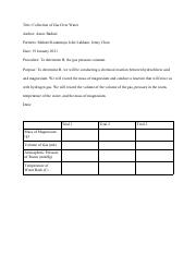 Pre-Lab For Collection of Gas Over Water.pdf