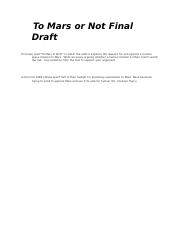 To Mars or Not Final Draft (AutoRecovered).docx