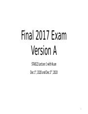 Final 2017 Exam Version A_Dec3.pptx