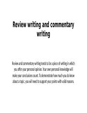 20220124-Review writing and commentary writing.pptx