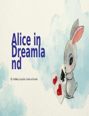 Alice's adventure in Wonderland .pptx
