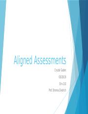 Aligned assessments.pptx