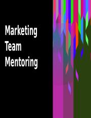 Marketing Team Mentoring.pptx