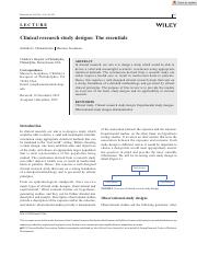 Clinical research study designs_ The essentials.pdf