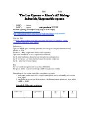 lac operon – Rizzo’s AP Biology.docx