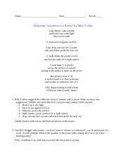 Introduction to Poetry by Billy Collins Worksheet.docx
