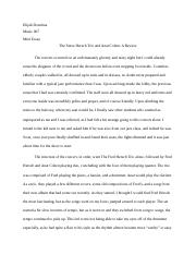 jazz concert review college essay