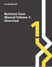 Metrolinx Business Case Overview Volume 1.pdf