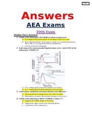2. ANSWERS - AEA Exams + Relevant AEB (1).docx
