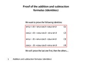 MATH 1007C - Proof of addition and subtraction formulas (identities) for sin and cos - 2013_09