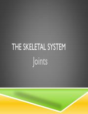 The Skeletal System - Joints.pdf
