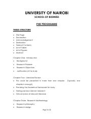 phd thesis in project planning and management university of nairobi