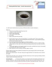 Filtering With Filter Paper - Teacher Demonstration.pdf