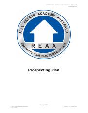 REAA - Prospecting Plan (VIC) v1.2.docx