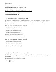 Sandsynlighedsteori og Statistik- hjemmeopgave 2 .docx