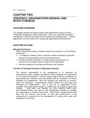 organizational design