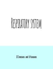 Respiratory system - illnesses and diseases.pdf