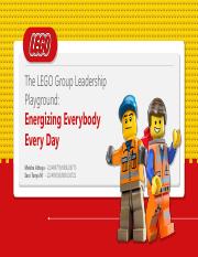 The LEGO Group Leadership Playground (Energizing Everybody Every Day) - Sara Tanya & Meisha Athaya E