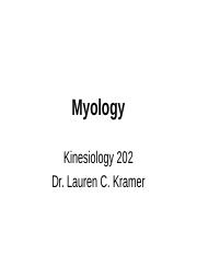Exam 1 Myology 2018.ppt