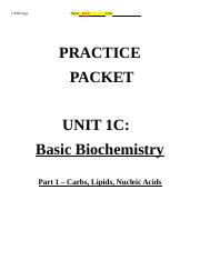 UPDATED Practice Packet Biochemistry Part1 KEY _rev_MK_2015-16.docx