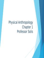 Physical Anthropology Chapter 1.ppt